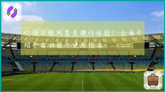 亿德买球网首页操作体验：全面介绍平台功能与使用指南
