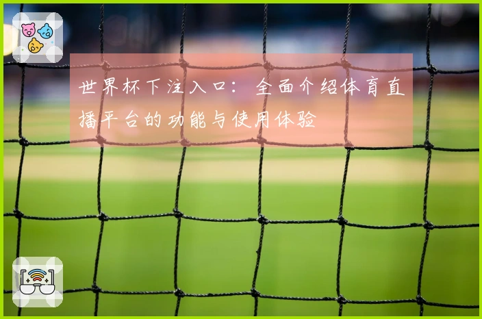 世界杯下注入口：全面介绍体育直播平台的功能与使用体验